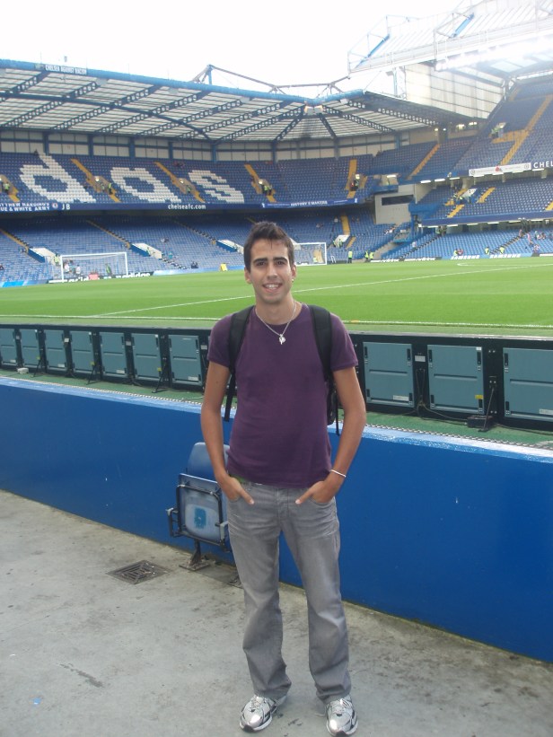 Yo en Stamford Bridge (Chelsea)